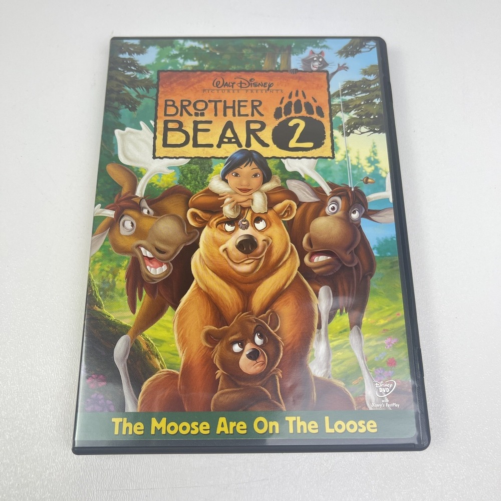 Walt Disney Brother Bear 2 DVD Movie Animation Sequel Moose On The‎ Loose